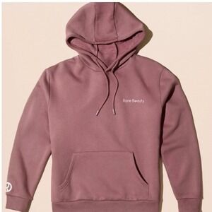 Rare Beauty Selena Gomez Mauve Plum Hooded Sweatshirt Fleece Hoodie XL